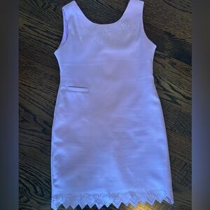 Mini Dreamers Lavendar Rhinestone Heart Detail dress, size 12